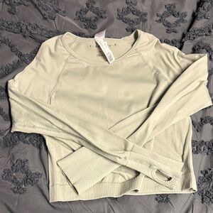 Aeropostale Mint Long Sleeve Top